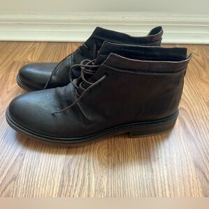 Rogue Brown Leather Ankle Chukka Boots Lace Up Portugal Mens 10